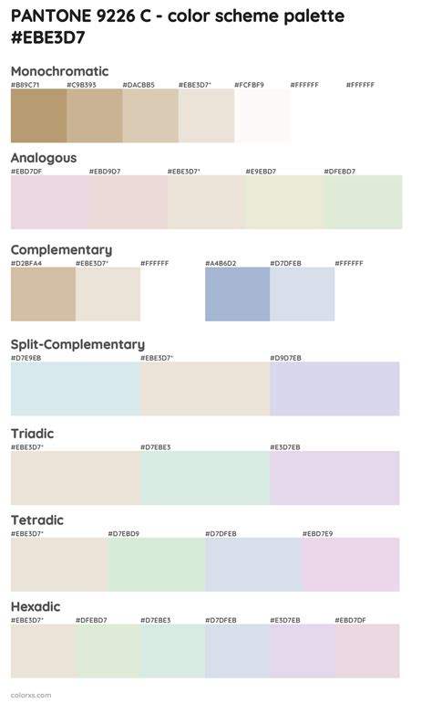 Pantone 9226 C Color Palettes And Color Scheme Combinations
