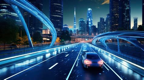 Premium Ai Image Smart Roads Advanced Technology Innovative Traffic