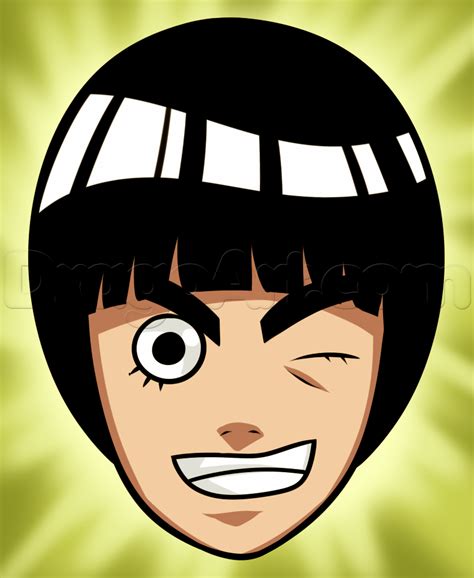 How To Draw Rock Lee Easy Step By Step Naruto Characters Anime Draw
