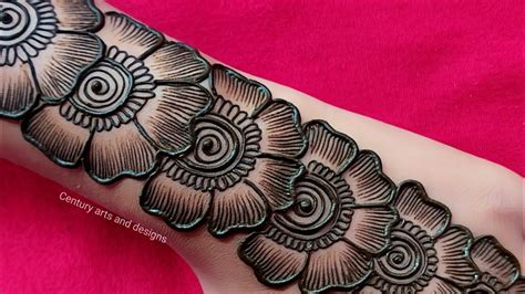 Very Easy Mehndi Design Simple Beautiful Mehndi Design Easy