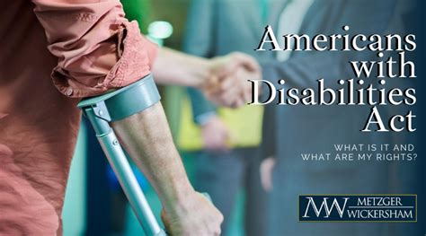 Americans With Disabilities Act What Is It And What Are My Rights