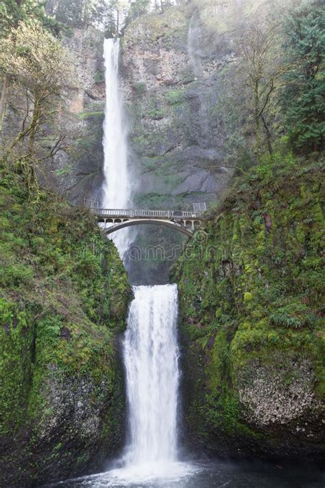 Multnomah Falls Oregon Stock Image Image Of America 118456941