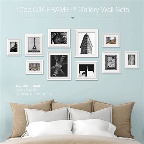 10pc Gallery Wall Set - Q53 Century - White | Gallery wall frames, Home ...