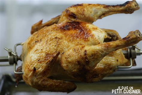 Recette De Poulet à La Broche Poulet Rôti