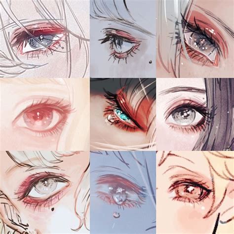 Anime Eye Drawing Tutorial Anime Eye Tutorial Coloring Digital Eyes Drawing Step Tutorials