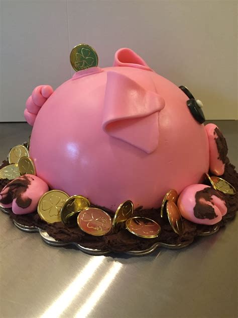 Piggy Bank Cake Cake Art Piggy Bank Hobby Artist Food Cakes Art