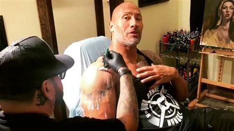 The Rock Covers His Iconic Brahma Bull Tattoo With New Intricate Ink