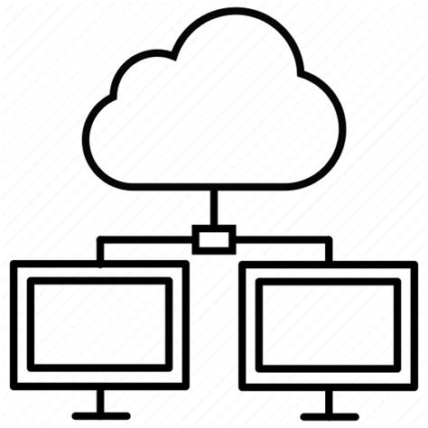 Bigdata, cloud database, cloud server, data center, data server, hosting server, network icon ...