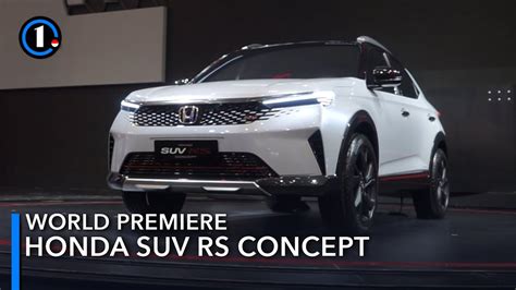 World Premiere Honda Suv Rs Concept Youtube