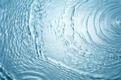 Blue Clear Water With Many Waves Stock Image Image Of Bright Flow