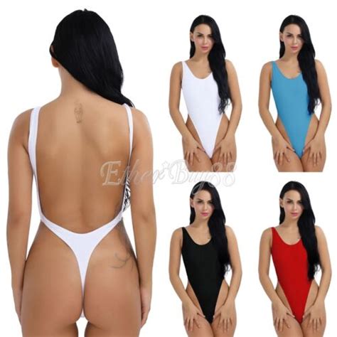 st tropez sexy sheer one piece thong swimsuit by