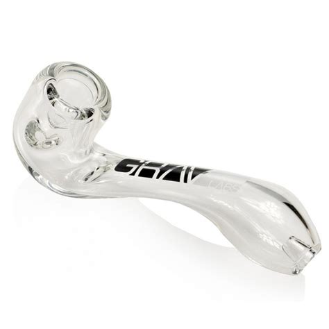 Grav Classic Sherlock 6 Shiny Curved Sherlock Glass Hand Pipe Clear