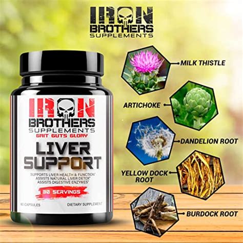 Iron Brothers Supplements Liver Cleanse Detox Supplement With Dandelion