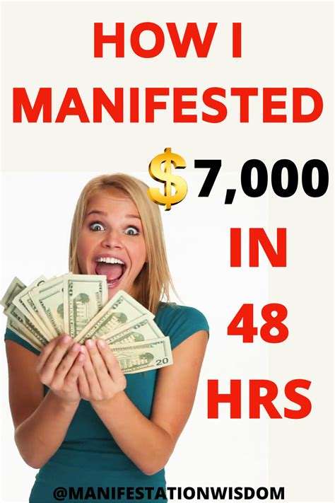 Money makes the world go round, right? How To Manifest Money Overnight in 2020 | Manifesting ...