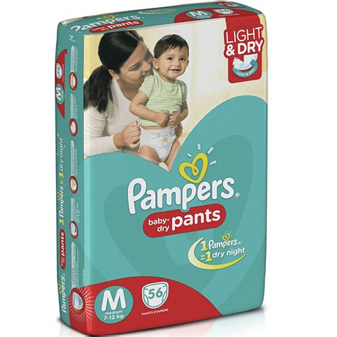 Pampers Pants Medium 7 12kg 56 Pc Pack Made In India Kidzone Bd