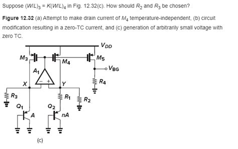 Solved This Is Bandgap Voltage Reference Problem From Razavi