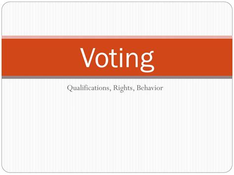 Ppt Voting Powerpoint Presentation Free Download Id2221912