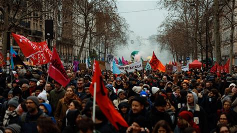 2m Take To Streets Of France In Mass Protests Against Pension Reform