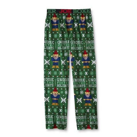 Joe Boxer Men's Christmas Pajama Pants - Gnome For The Holidays