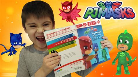 Pj Masks Save The Library Book Bruno Reads Aloud A Fun Storybook For
