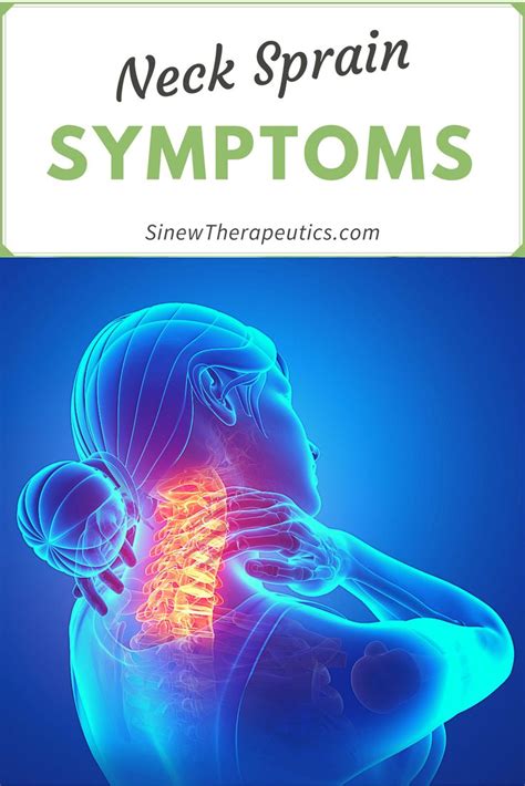 Symptoms Of A Neck Sprain Neck Sprain Sprain Neck Spasms