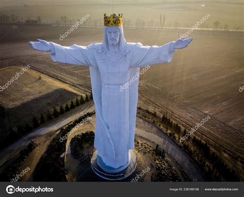 Monumento Jesucristo Rey Swiebodzin Polonia — Foto Editorial De Stock