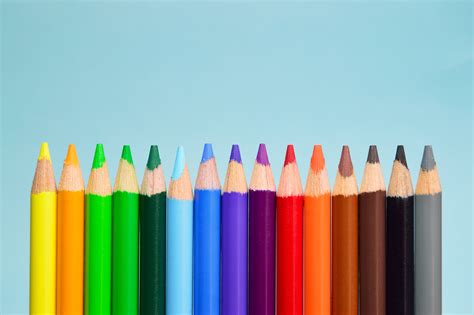 Assorted Colored Pencils Hd Wallpaper Wallpaper Flare