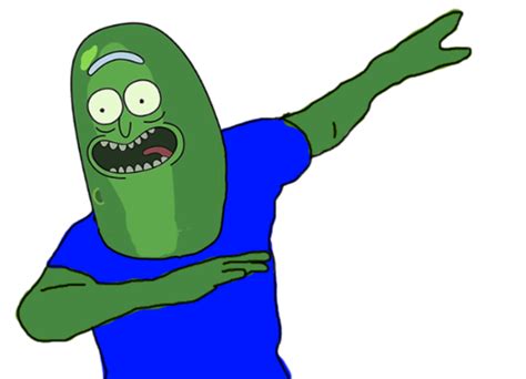 Pickle Rick Dabbing Pickle Rick Know Your Meme