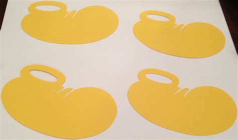 30 Mickey Mouse Yellow Shoes Silhouette Card By Lulubellacreations Silhouette Cards Mickey