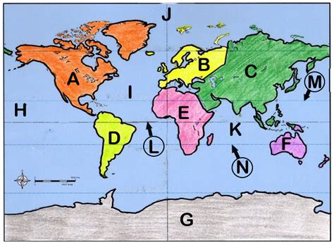 Map Continents And Oceans Social Studies 6th Grade Diagram Quizlet