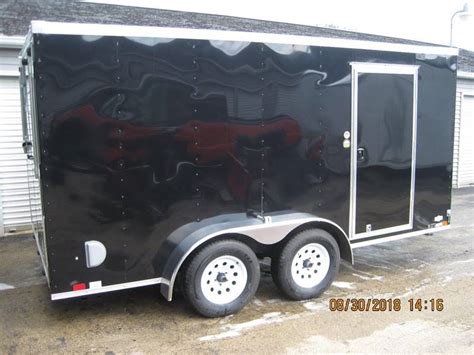 2019 United 7 Ft X 14 Ft V Nose Enclosed Trailer In Pearl City Il G T