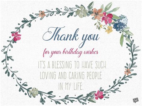 Hearing from so many family members and friends makes me feel grateful for all the wonderful people in my life. Best Thank You Replies to Birthday Wishes | Birthday ...