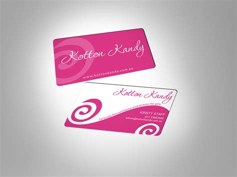 Business Card Design Needed 22 Business Card Designs For Kotton Kandy