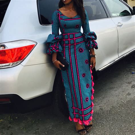 Check Out This Stylish Ankara Long Gown Styles For Slim Ladies Dezango