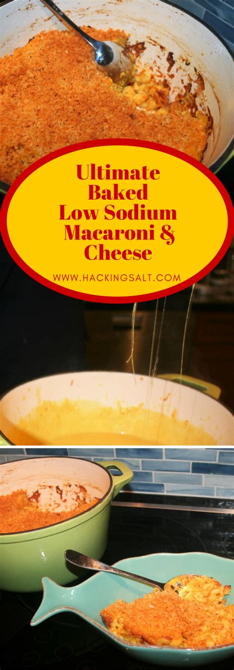 A recipe for better heart health. Ultimate Baked Low Sodium Macaroni And Cheese | Recipe ...