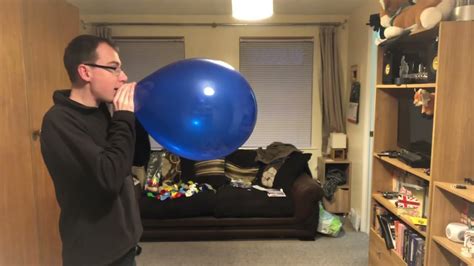 Qualatex 16 Inch Blue Crystal Balloon Blow To Pop B2p Btp Q16 Youtube