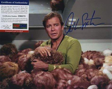 William Shatner Star Trek Signed Autographed Color 8x10 Photo Psa Dna