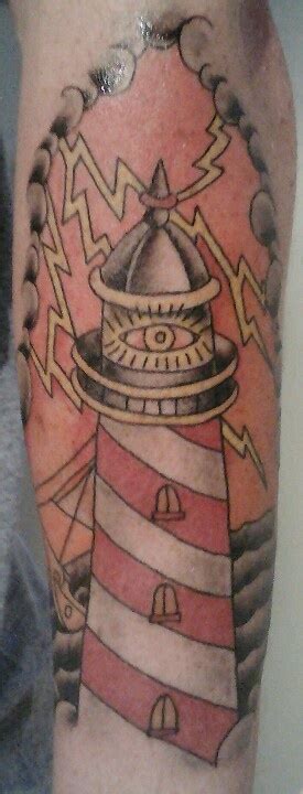 Lighthouse On Forearm Triangle Tattoo Tattoos Deathly Hallows Tattoo