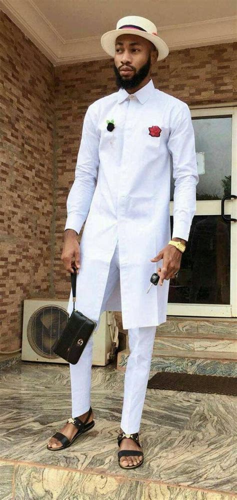 White Suit African Men Clothing African Men Outfit African Etsy In