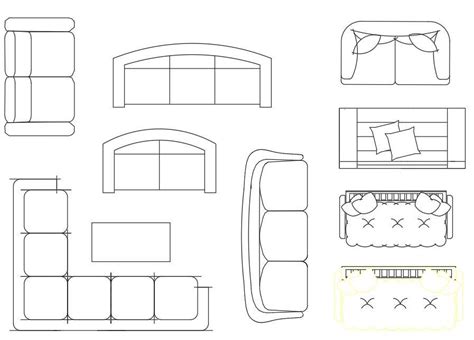 Different Types Of Foyer Sofa Autocad Furniture Drawingsdownload The