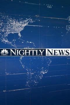 This opens in a new window. NBC Nightly News | TVmaze