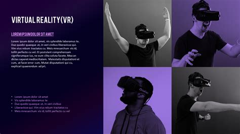 virtual reality vr simple powerpoint template design