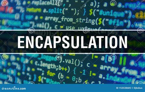 Encapsulation Concept With Random Parts Of Program Code Encapsulation