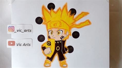 Como Dibujar A Naruto Kawaii Facil Imagesee