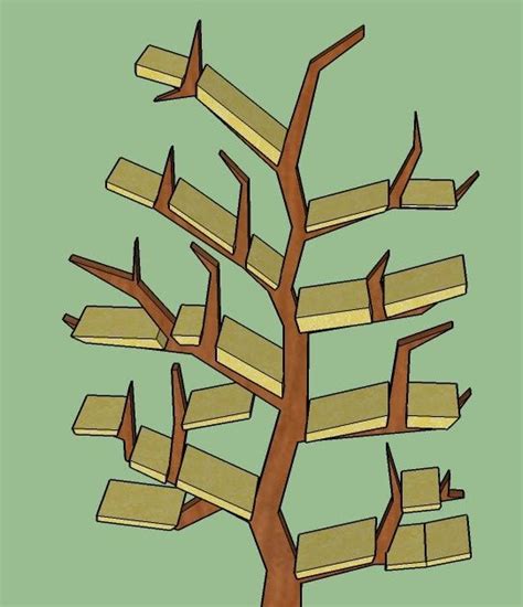 Für die aufbewahrung habe ich ein regal für die toniefiguren. Baum Regal Kinder : Dieses DIY Bücherbaum-Regal ist ein ...