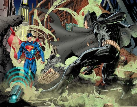 A Simple Colorists Art Blog Jim Lee Batman Vs Superman Finished