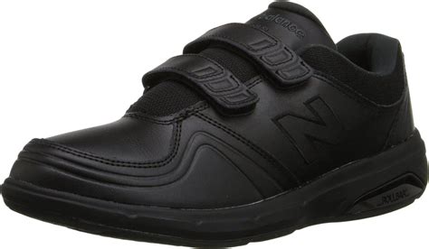 New Balance Leather Ww813 Walking Hook And Loop Shoes Black 75 D Us Lyst