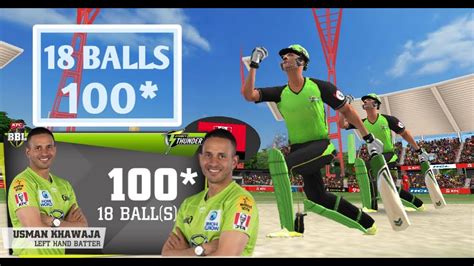 Bbl Big Bash Cricket Game And 18 Balls 100 Gameplay Youtube