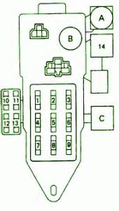 Wiring & diagram Info: Fuse Box Toyota 1994 Pick Up Canada Diagram