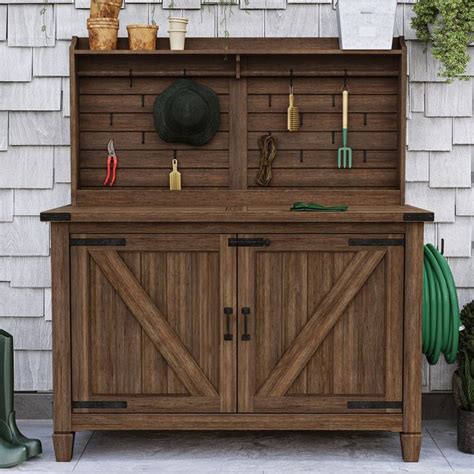 Pike And Main Potting Bench In 2023 Potting Bench Outdoor Buffet